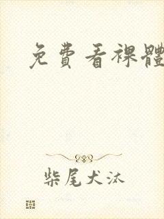 免费看裸体女神