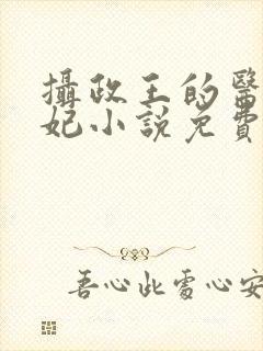 摄政王的医品狂妃小说免费阅读封面