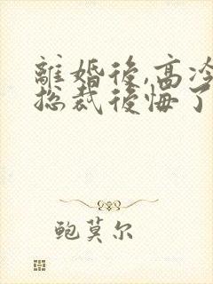 离婚后,高冷女总裁后悔了 在线小说