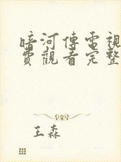 暗河传电视剧免费观看完整封面