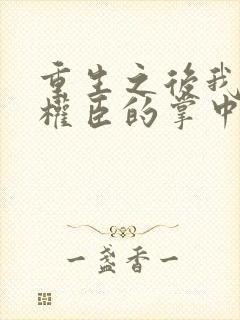 重生之后我成了权臣的掌中娇小说