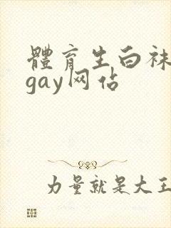 体育生白袜出精gay网站