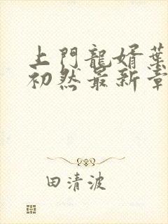 上门龙婿叶辰萧初然最新章节列表