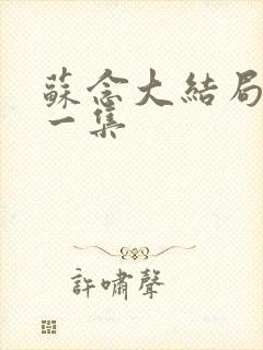 苏念大结局最后一集