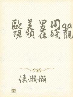 欧美男同gay视频在线观看