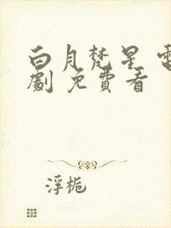 白月梵星 电视剧 免费看封面