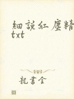 细说红尘精校版txt