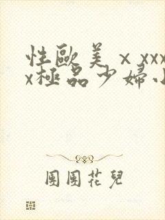 性欧美ⅹxxxx极品少妇小说