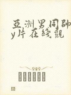 亚洲男同帅gay片在线观