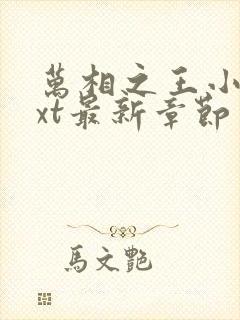 万相之王小说txt最新章节封面