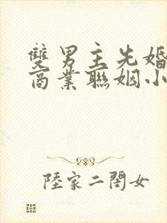 双男主先婚后爱商业联姻小说