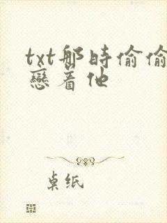 txt那时偷偷恋着他