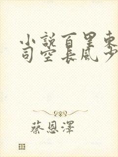 小说百里东君 司空长风少年春风醉白马封面