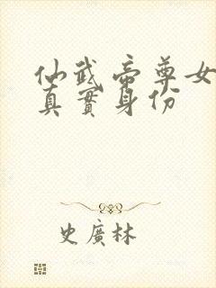 仙武帝尊女圣体真实身份
