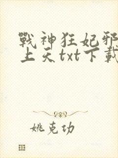 战神狂妃邪帝宠上天txt下载封面