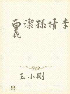 白洁孙倩李明高义封面