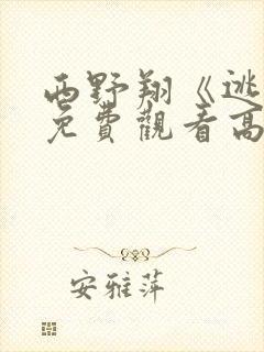 西野翔《逃杀》免费观看高清