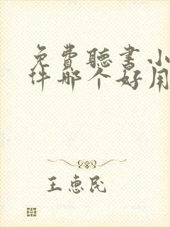 免费听书小说软件哪个好用