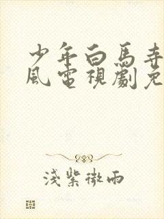 少年白马寺醉春风电视剧免费观看