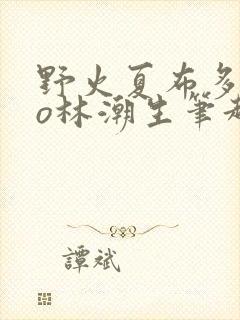 野火夏布多昂po林潮生笔趣阁