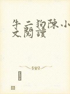 牛二狗陈小燕全文阅读