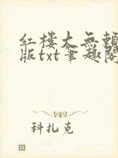 红楼大无赖精校版txt笔趣阁