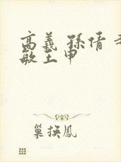 高义 孙倩 赵敏王申