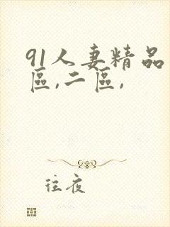 91人妻精品一区,二区,