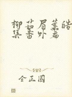 柳茹眉叶皓轩续集番外篇封面