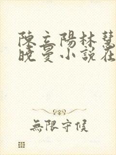 陈立阳林慧兰林晓曼小说在线阅读封面