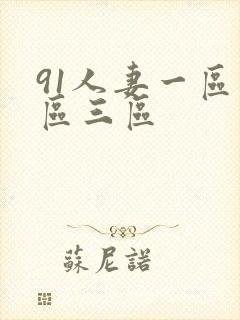 91人妻一区二区三区