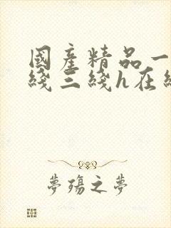 国产精品一线二线三线h在线观看