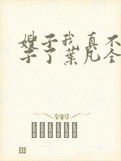 嫂子我真不是傻子了叶凡全文封面