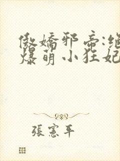 傲娇邪帝:绝宠爆萌小狂妃