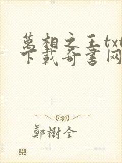 万相之王txt下载奇书网封面