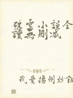 破云小说全文阅读无删减