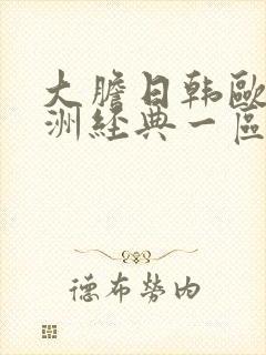 大胆日韩欧美亚洲经典一区二区