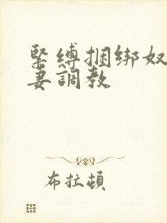 紧缚捆绑奴隶人妻调教