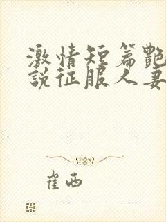 激情短篇艳情小说征服人妻封面