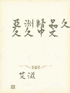 亚洲精品久久久久久中文