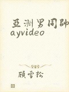 亚洲男同帅哥gayvideo