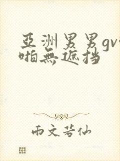 亚洲男男gv啪啪无遮挡