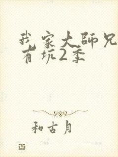 我家大师兄脑子有坑2季封面