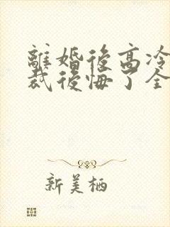 离婚后高冷女总裁后悔了全本