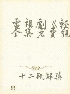 电视剧《轻年》全集免费观看