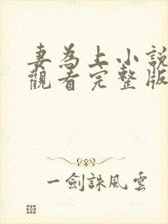 妻为上小说免费观看完整版笔趣阁