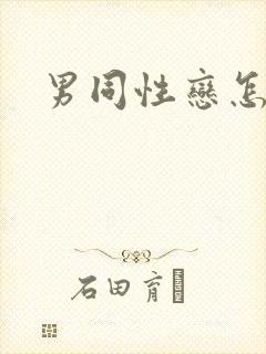 男同性恋怎么办封面