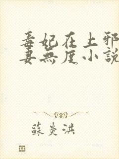 毒妃在上邪王宠妻无度小说