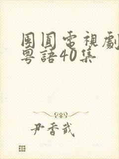 团圆电视剧全集粤语40集封面