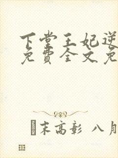 下堂王妃逆袭记免费全文免费阅读